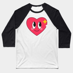 HAPPY HEART KAWAII - Cute print winter Baseball T-Shirt